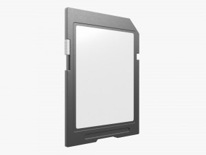 Ultra SD memory card Model 3D