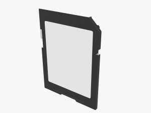 Ultra SD memory card Model 3D