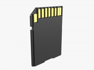 Ultra SD memory card Model 3D