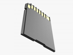 Ultra SD memory card Model 3D