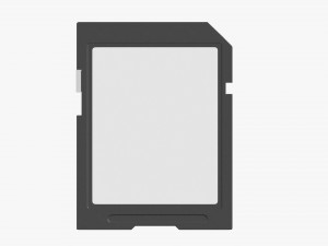 Ultra SD memory card Model 3D