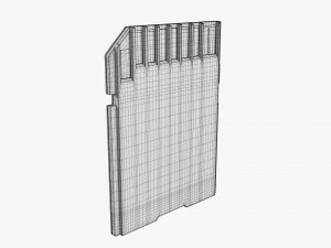 Ultra SD memory card Model 3D