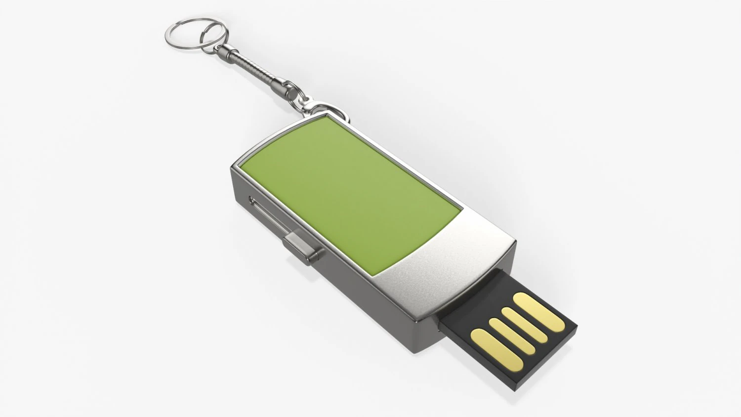 USB flash drive 01 3D Model .c4d .max .obj .3ds .fbx .stl .blend