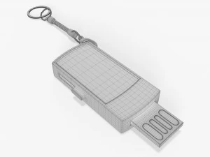 USB flash drive 01 3D Model