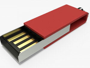 USB flash drive 02 Modello 3D