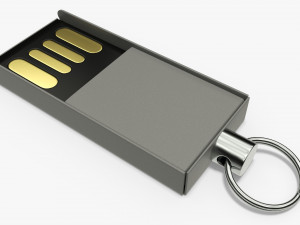 USB flash drive 03 3D Model