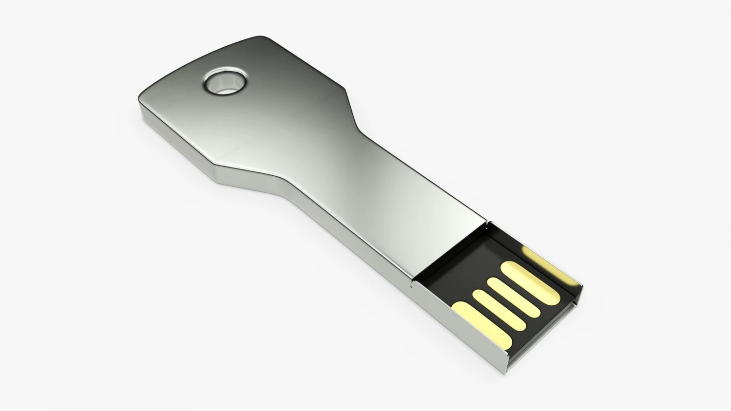 USB flash drive 04 3D Model .c4d .max .obj .3ds .fbx .stl .blend 