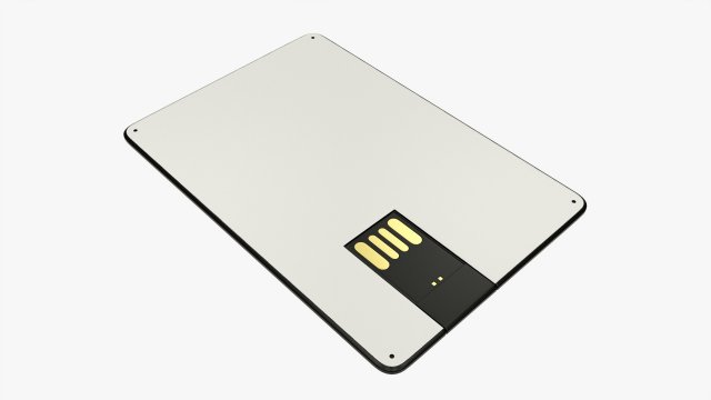 USB flash drive 05 Model 3D .c4d .max .obj .3ds .fbx .stl .blend 