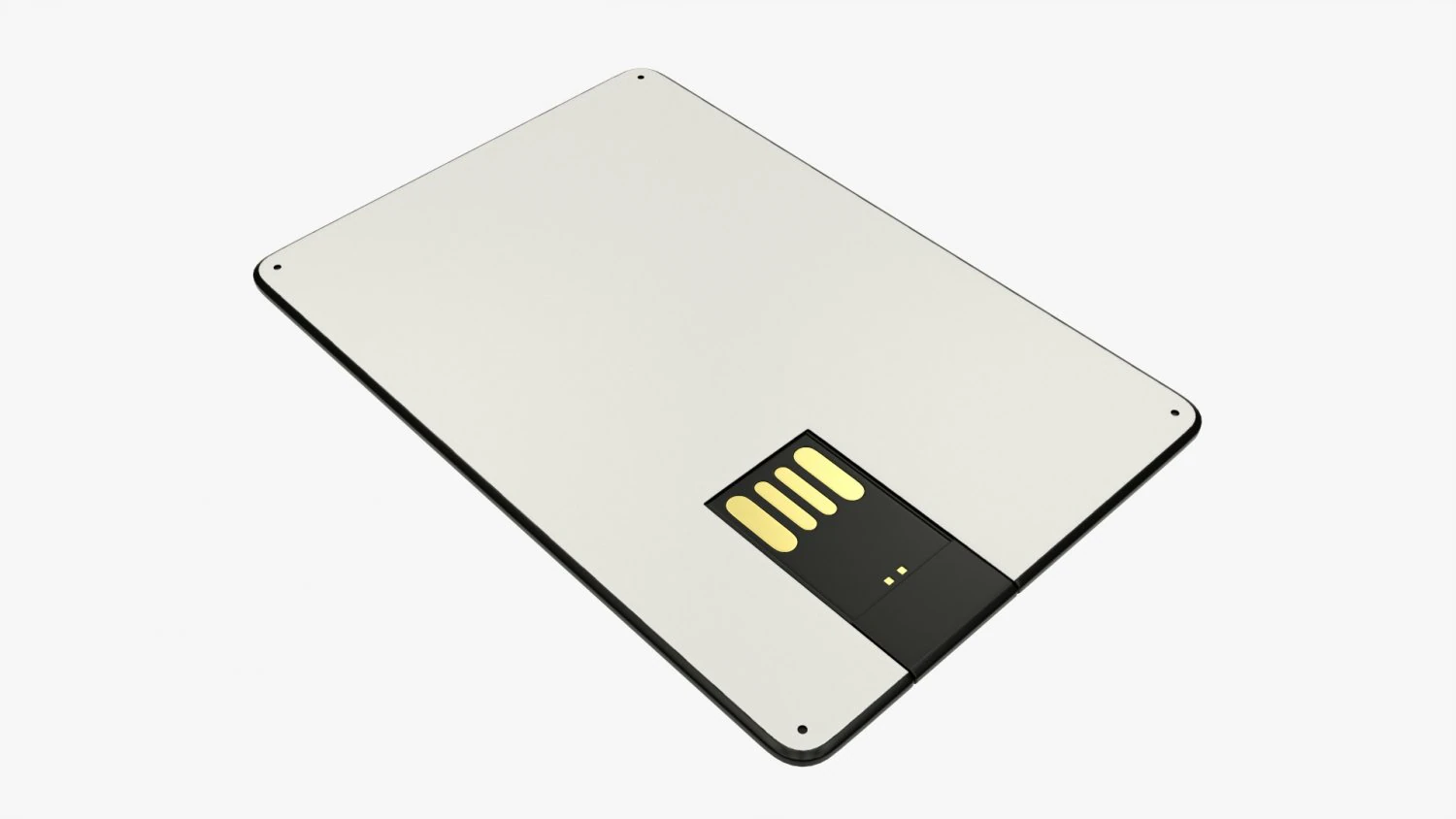 USB flash drive 05 3D Model .c4d .max .obj .3ds .fbx .stl .blend