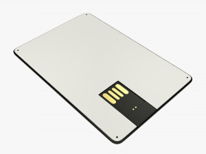 USB flash drive 05 3D Model