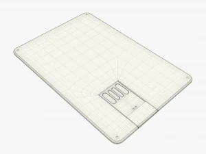 USB flash drive 05 3D Model