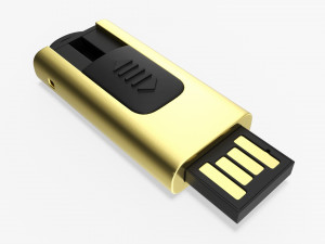 USB flash drive 06 3D Model