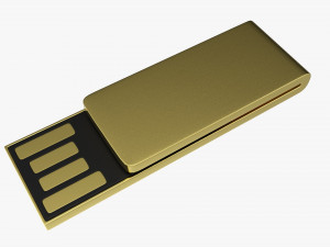 USB flash drive 07 3D Model