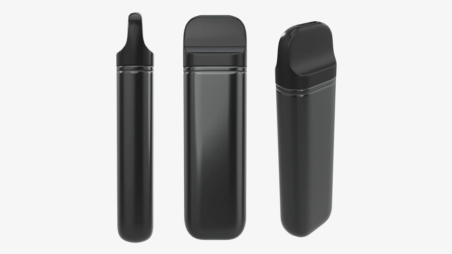 Vape device e-cigarette 01 3D Model .c4d .max .obj .3ds .fbx .stl .blend 