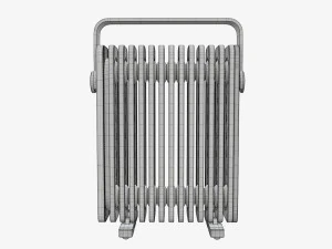 Vertical electric heater radiator 3D Model