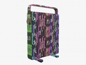 Vertical electric heater radiator 3D 模型