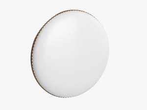 Vote badge mockup 01 round 3D Model