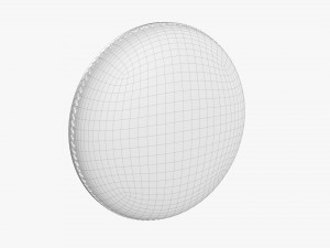 Vote badge mockup 01 round 3D Model
