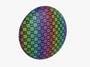 Vote badge mockup 01 round 3D Model