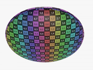Vote badge mockup 01 round 3D Model