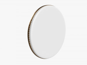 Vote badge mockup 02 flat 3D Model