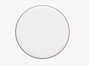 Vote badge mockup 02 flat 3D Model