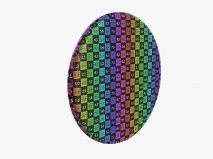 Vote badge mockup 02 flat 3D Model