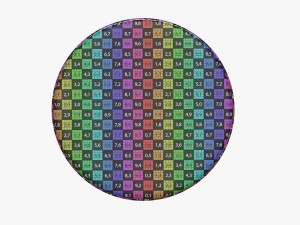 Vote badge mockup 02 flat 3D Model