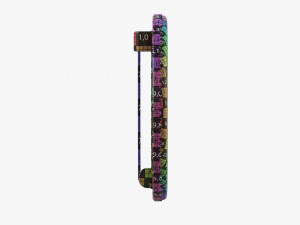 Vote badge mockup 02 flat 3D Model