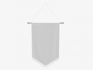 Wall pennant medium Modelo 3D