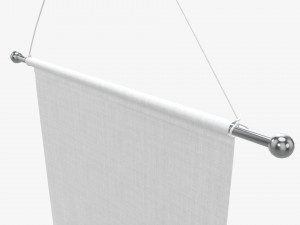 Wall pennant medium 3D 模型
