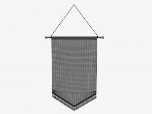 Wall pennant medium 3D 模型
