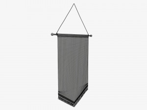 Wall pennant medium 3D 模型