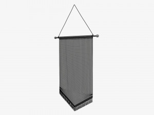 Wall pennant medium 3D 模型