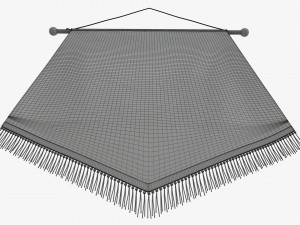 Wall pennant medium 3D 模型
