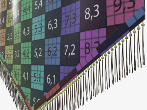 Wall pennant medium 3D 模型