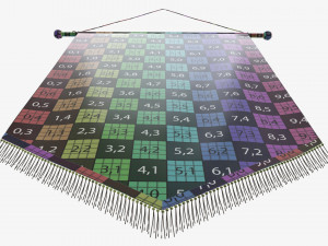 Wall pennant medium 3D 模型