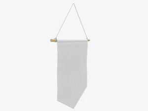 Wall pennant short 3D Model