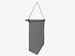 Wall pennant short 3D Model
