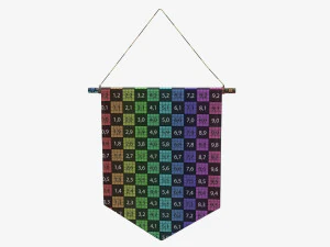 Wall pennant short 3D Model