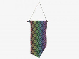Wall pennant short 3D Model