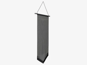 Wall pennant tall 3D Model