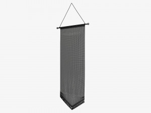 Wall pennant tall 3D 模型