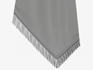 Wall pennant tall 3D 模型