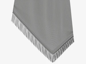 Wall pennant tall 3D Model