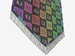Wall pennant tall 3D Model