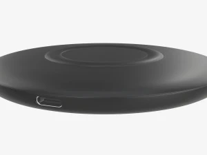 Kablosuz hızlı şarj pedi 3D Model