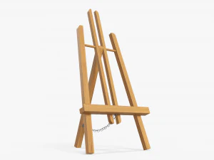 Wooden easel 3D Model