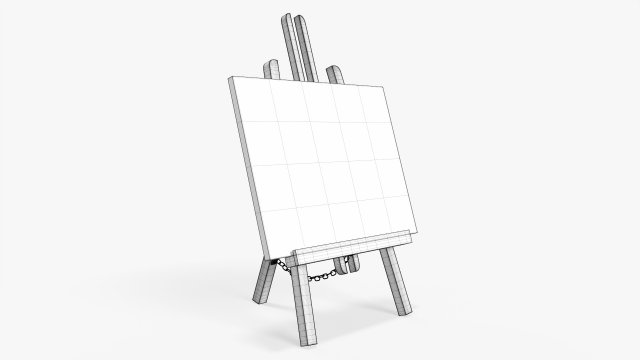Drawing Tool - Art Stand 3D model