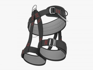 Adjustable climbing harness Model 3D